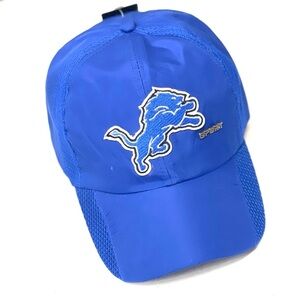 Detroit Lion Sport Blue hat with Lion Logo